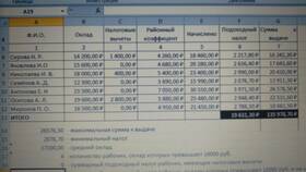 Как рассчитать налог в Excel в Касторама