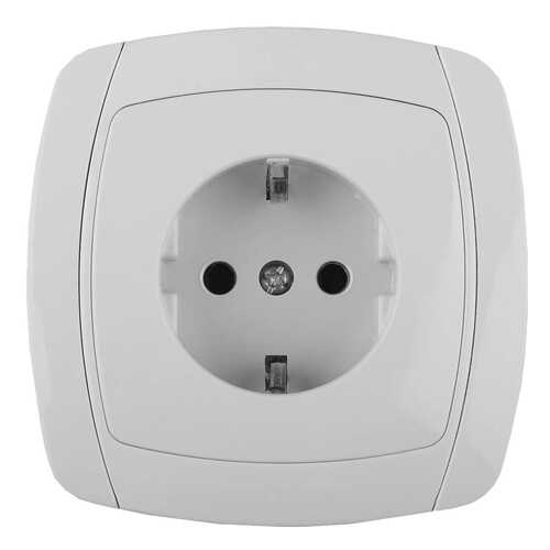 Электрическая розетка СВЕТОЗАР SV-54205-W в Касторама