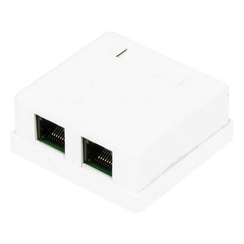 Компьютерная розетка Ningbo RJ45 два гнезда 8P8C 5 категория 100 мБ в Касторама