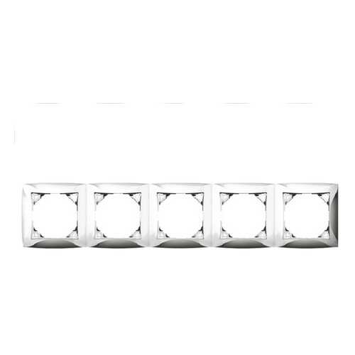 Рамка 5-я серебристый Дуэт Schneider Electric 21572 в Касторама