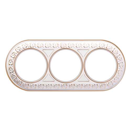 Рамка для выключателя Werkel WL70-frame-03 a037900 белое золото в Касторама