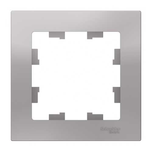Рамка Schneider Electric AtlasDesign 1-ая Алюминий в Касторама