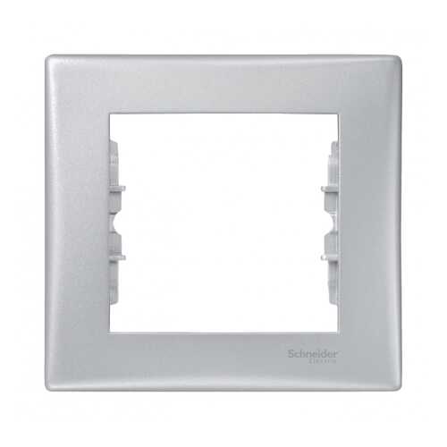 Рамка Schneider Electric Sedna 1-ая Алюминий в Касторама