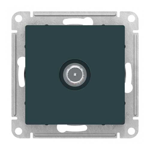 Розетка SE AtlasDesign Изумруд TV проходная 4DB, механизм в Касторама