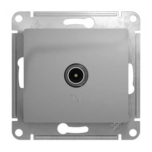 SE Glossa Алюминий Розетка TV, механизм в Касторама