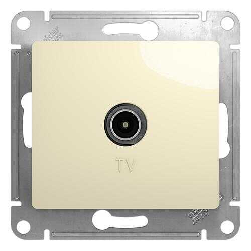 SE Glossa Бежевая TV Розетка одиночная 1DB в Касторама