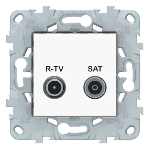 SE Unica New Белая Розетка R-TV/SAT, проходная в Касторама