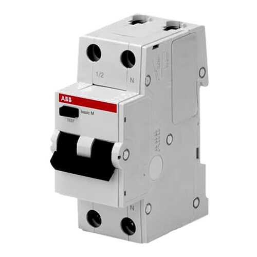 Автоматический выключатель дифф тока ABB BMR415C40, 1P+N, 40 А, C, 4,5 kA, 30 мA, AC в Касторама
