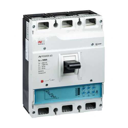 Автоматический выключатель EKF AV POWER-4/3 1000А 50kA ETU2.2 в Касторама