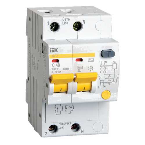 Автоматический выключатель IEK MAD10-2-040-C-030 в Касторама