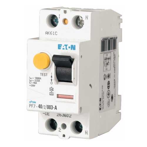 Устройство защитного отключения Eaton PF7-40/2/003-DE в Касторама