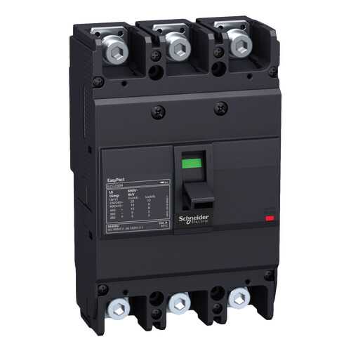 Выключатель автоматический EZC250F, 3 полюса, 125 А, 18 кА в Касторама