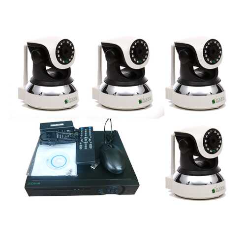 Комплект видеонаблюдения Zodikam Combo Home 4 WiFi V2 в Касторама