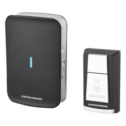 Звонок беспроводной Elektrostandard WL 36M IP44 черный DBQ19M WL 36M IP44 в Касторама