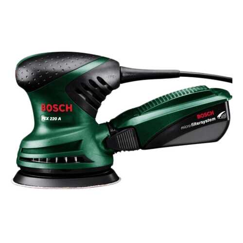 Сетевая эксцентриковая шлифовальная машина Bosch PEX 220 A 603378020 в Касторама