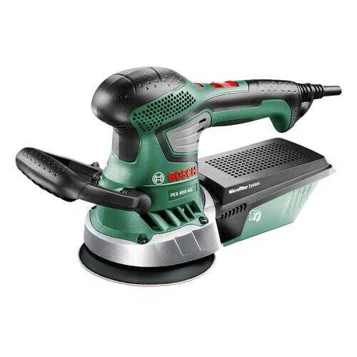 Сетевая эксцентриковая шлифовальная машина Bosch PEX 400 AE 06033A4020 в Касторама