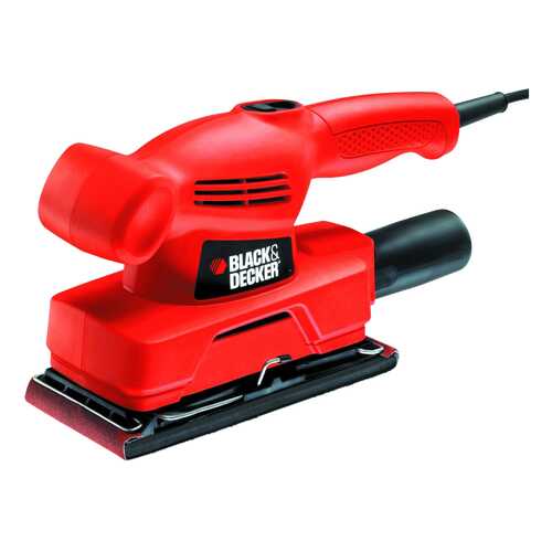 Сетевая вибрационная шлифовальная машина Black+Decker KA300 в Касторама