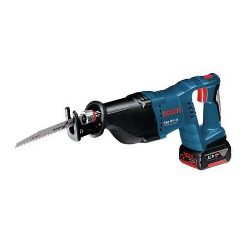 Ножовка BOSCH GSA 18V-LI (0615990L6H), 1Х40Ач + ЗУ GAL18-V40 в Касторама