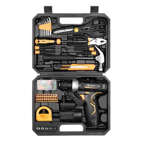 Аккумуляторная дрель 12V DEKO GCD12DU3 + набор 104 инструмента в кейсе 063-4133 в Касторама