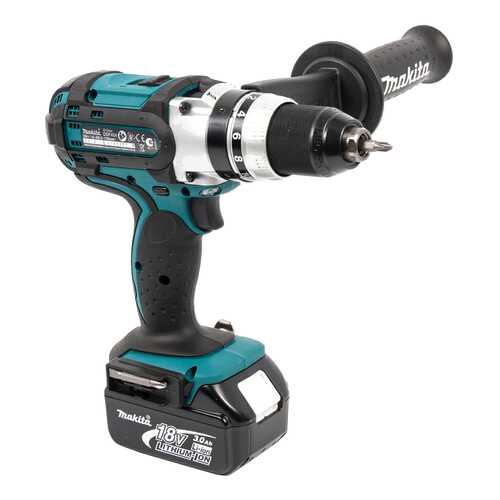 Аккумуляторная дрель-шуруповерт Makita DHP451RFE 186427 в Касторама