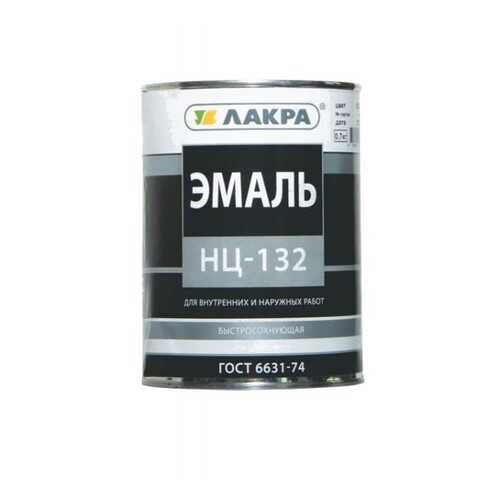 Эмаль НЦ-132 Лакра Белый 0,7кг в Касторама
