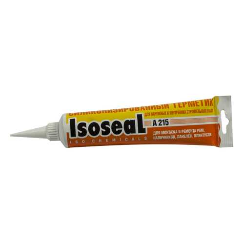Герметик акриловый силиконизированный Isoseal A215 белый 115 мл в Касторама