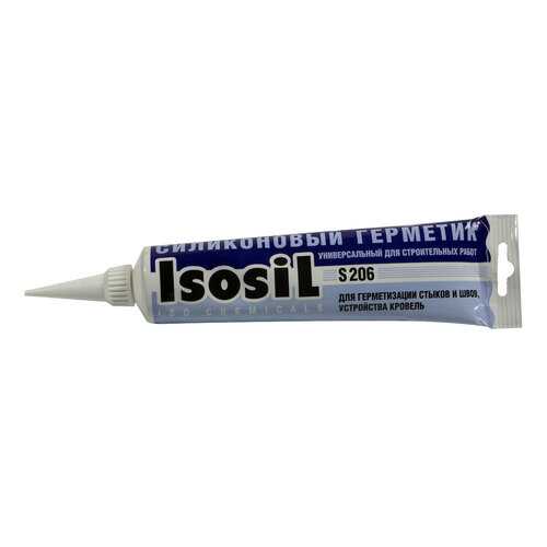 Герметик силиконовый Isosil S206, белый, 115 мл в Касторама