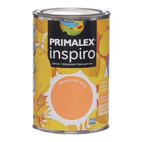 Краска для внутренних работ Primalex Inspiro 1л ИндийскоеЛето, 420164 в Касторама