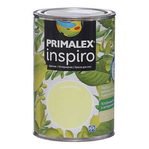 Краска для внутренних работ Primalex Inspiro 1л Канарейка, 420134 в Касторама