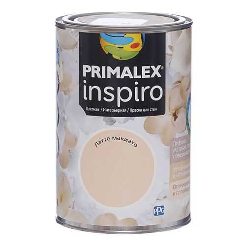 Краска для внутренних работ Primalex Inspiro 1л Латте Макиато, 420108 в Касторама