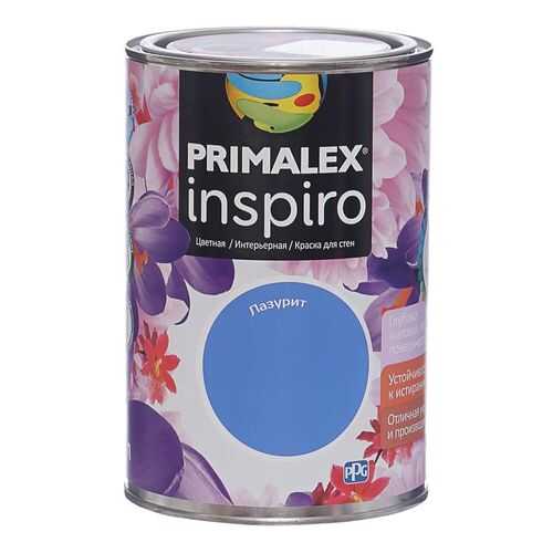 Краска для внутренних работ Primalex Inspiro 1л Лазурит, 420188 в Касторама