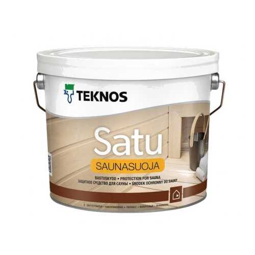 Антисептик для бани и сауны Teknos Satu Saunasuoja / Текнос Сату Саунасуоя 2,7л. в Касторама