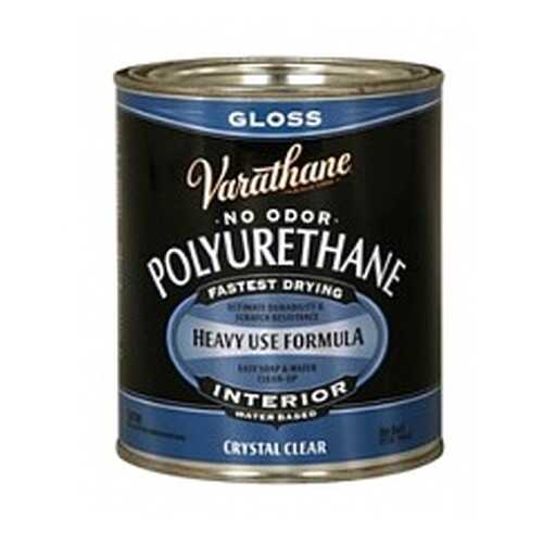 Лак Varathane Interior Water Based Polyurethane Глянцевый 0,946 л. в Касторама
