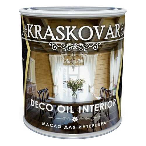 Масло для интерьера Kraskovar Deco Oil Interior Лиственница 0,75л в Касторама