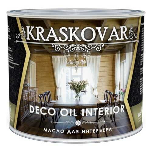Масло для интерьера Kraskovar Deco Oil Interior Золотой 2,2л в Касторама