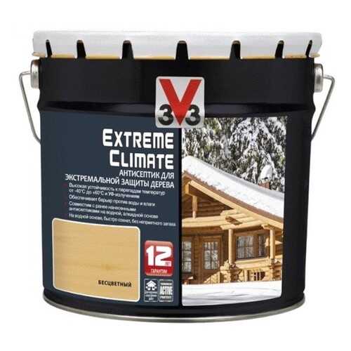 Антисептик для экстремальной защиты V33 Extreme Climate 9 л, Цвет бесцветный в Касторама