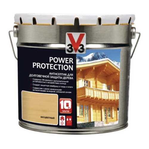 Пропитка для дерева V33 POWER PROTECTION полуглянец Красное дерево 0,9л. в Касторама