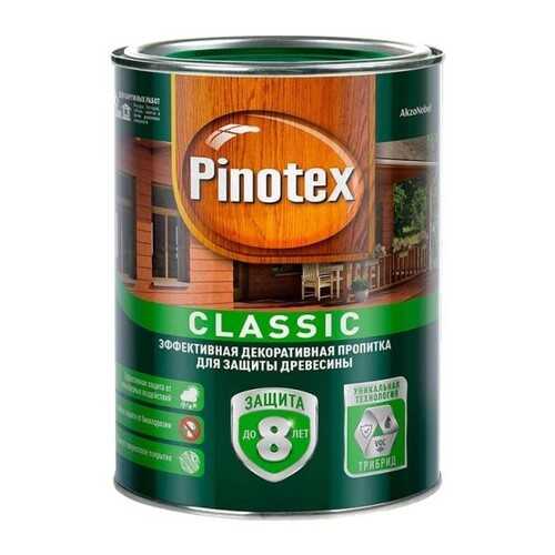 Пропитка для защиты древесины Pinotex Classic Орех 1л в Касторама
