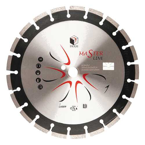Алмазный диск (круг) DIAM Master Line 350x3,0x10x25,4 асфальт 000489 в Касторама
