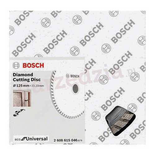 Диск алмазный отрезной Bosch ECO Univ,Turbo 125-22,23 2608615046 в Касторама