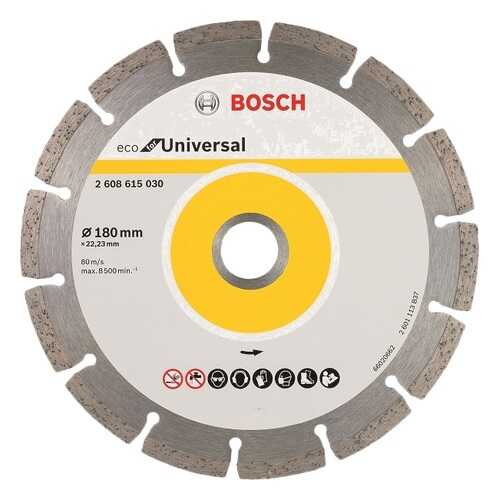 Круг алмазный BOSCH ECO Universal (2608615030) Ф180х22мм универсальный в Касторама