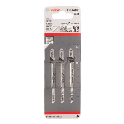 Набор пилок для лобзика Bosch T 101 AOF, BIM 2608636432 в Касторама
