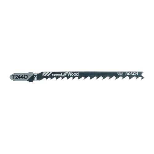 Набор пилок для лобзика Bosch T 244 D,HCS 2608630058 в Касторама