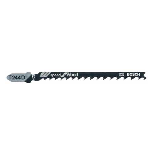 Набор пилок для лобзика Bosch T 244 D,HCS 2608633626 в Касторама