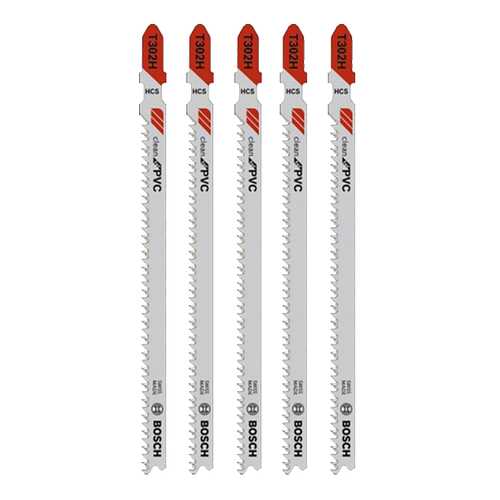 Набор пилок для лобзика Bosch T302H CleanPVC 2608667448 в Касторама