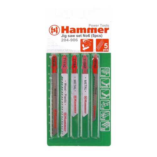Набор пилок для лобзика Hammer 30575 в Касторама