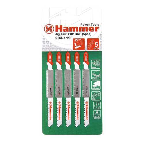 Пилка для лобзика Hammer Flex 204-119 JG WD (30558) в Касторама