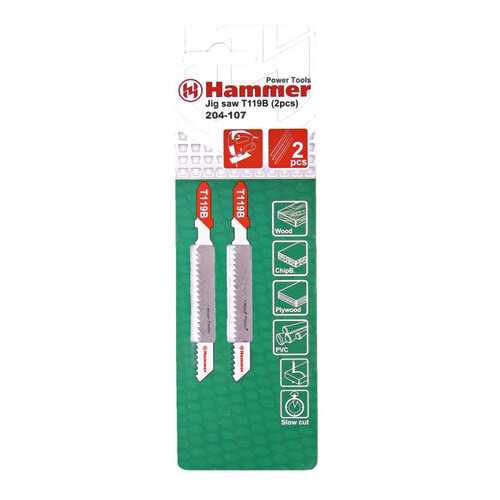 Пилка по дереву для лобзика Hammer 30567 в Касторама