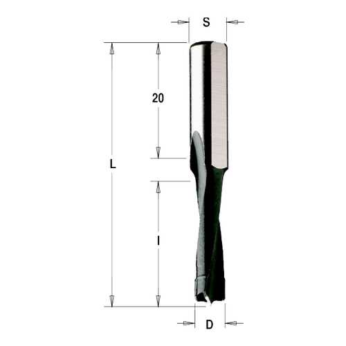 Фреза HW для дюбельного фрезера MAFELL 12x30x58 Z=2 S=8 RH CMT 312.120.11 в Касторама