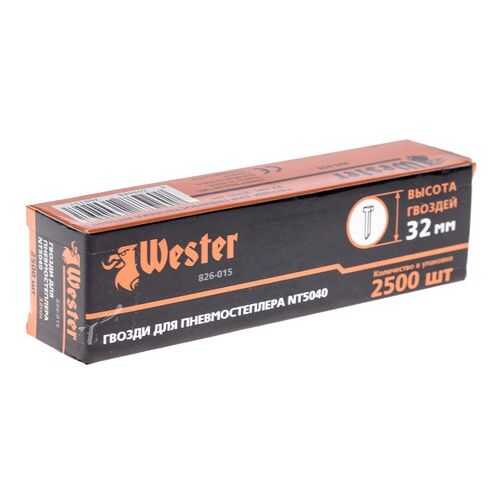 Гвозди 826-015 для пневмостеплера WESTER NT5040 в Касторама